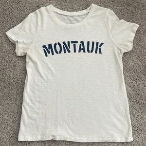 White Tee - MONTAUK